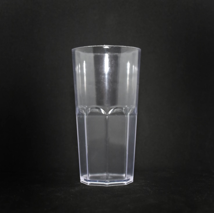 Vaso Facetado 350cc x 72u.