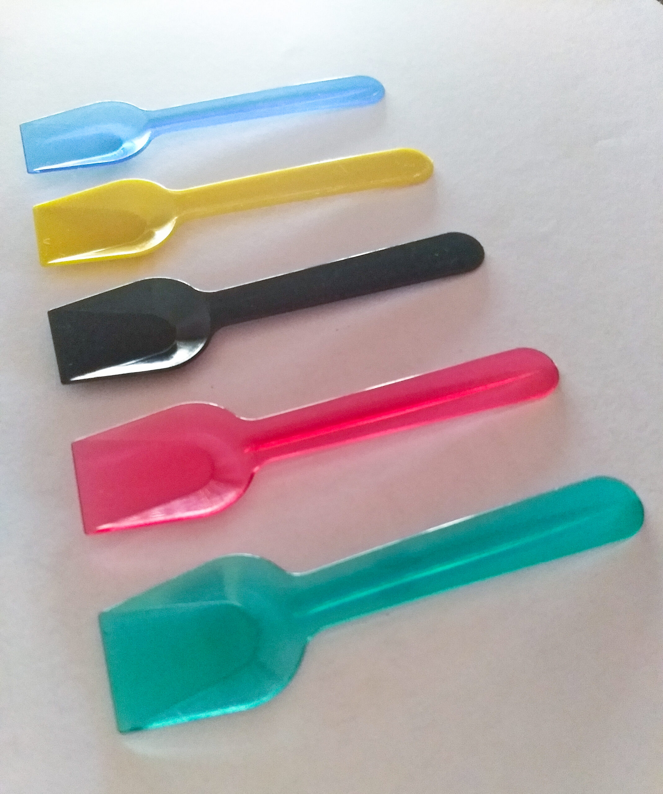 Cucharas para helados Americana Pastel / Cristal 8 cm - Image 3