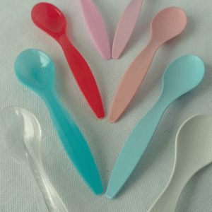 cuchara europea cristal y pastel